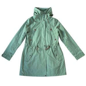 Fat Face Lined Waterproof Hooded Rain Jacket Size 6 Fall Nautical Country